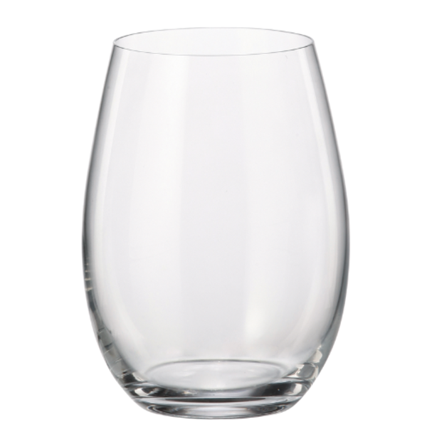"Leona" Crystal Tumblers 590 ml, Set of 4