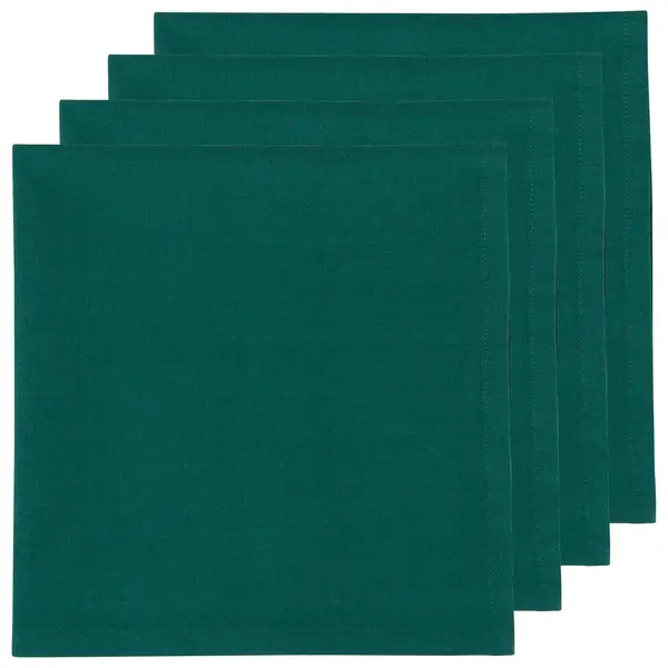 Serviettes de table "Spectrum" Vert Sapin, Ens/4 de Now Designs