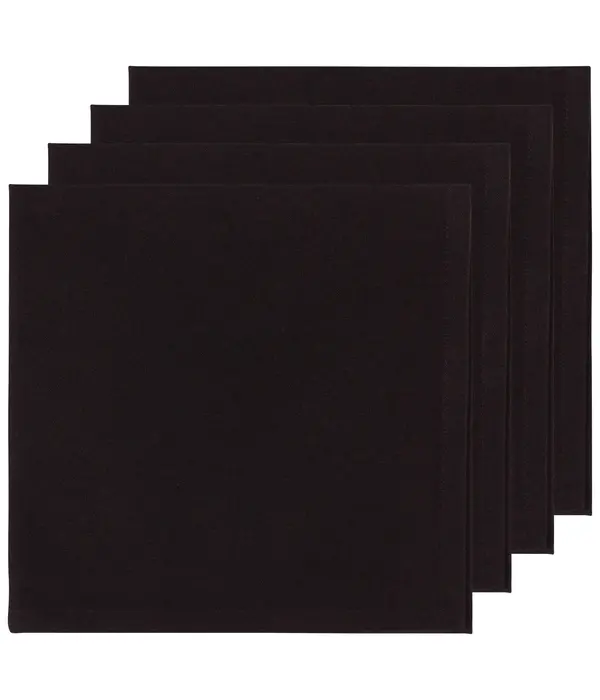 Now Designs Now Designs "Spectrum" Black Napkins, Set of 4
