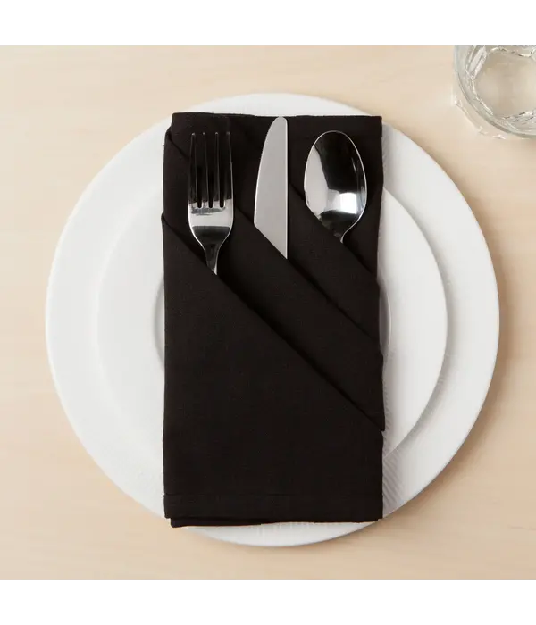Now Designs Serviettes de table "Spectrum" Noir, Ens/4 de Now Designs
