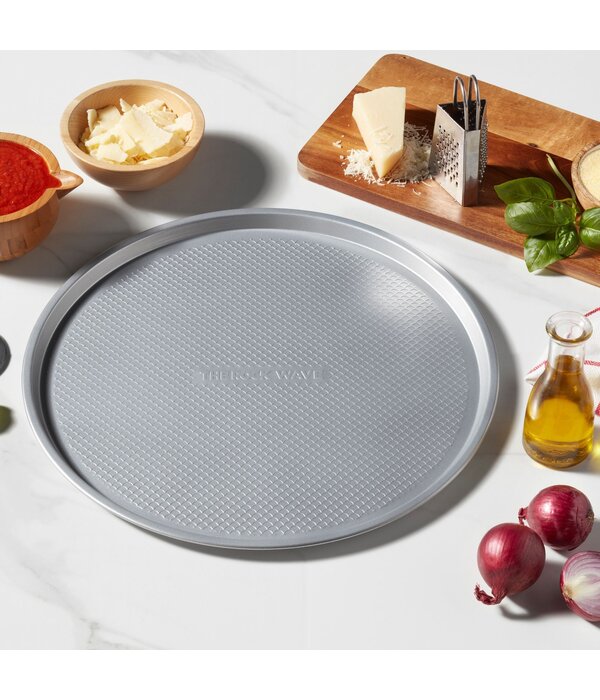 Starfrit Plaque à Pizza 14.6" en Acier au Carbone The Rock de Starfrit