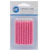 Wilton Wilton Pink Birthday Candles, Set of 24