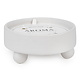 Ceramic Pedestal Candle, Cream