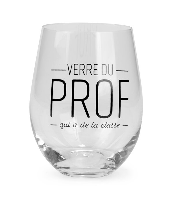 Ensemble de verre à vin et tasse pour professeur