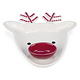 Reindeer Plate With Small Red Bowl
