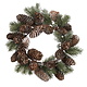 Couronne pour chandelle pommes de pin 5"