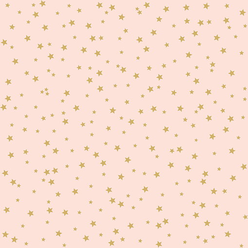 Serviettes de table en papier rose avec étoiles dorées