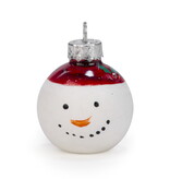 Red Ornament & Snowman Place Card Holders, Set of 6