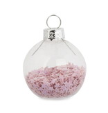 Marque-places boule de Noël transparente avec étoiles, ens/6