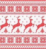 Deer & Snowflakes Paper Napkins