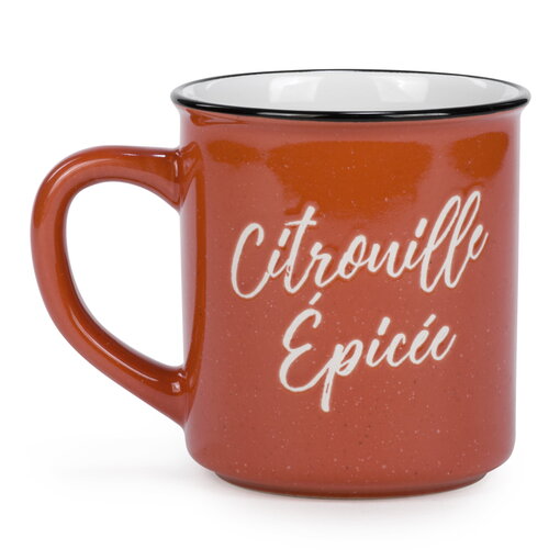 Tasse orange "Citrouille Épicée"