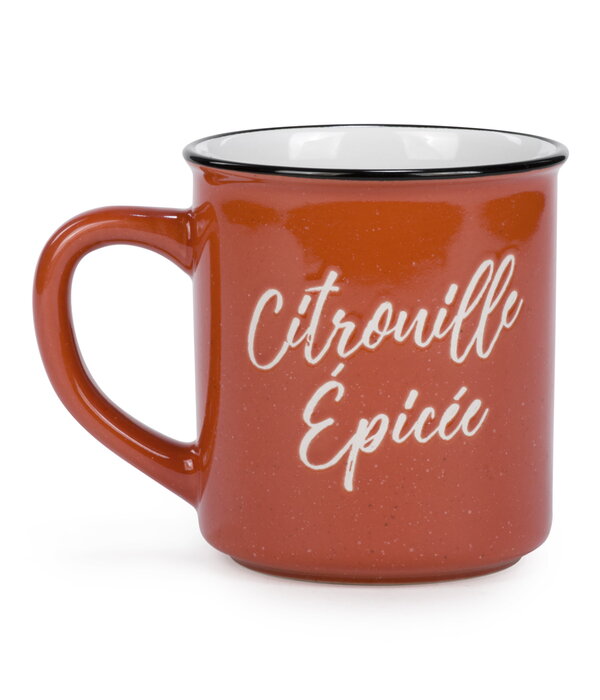 Tasse orange "Citrouille Épicée"