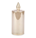 Chandelle dorée 8", sans flamme
