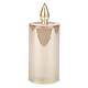 Chandelle dorée 8", sans flamme