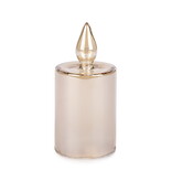 Chandelle dorée 6", sans flamme