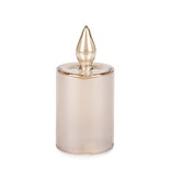 Chandelle dorée 6", sans flamme