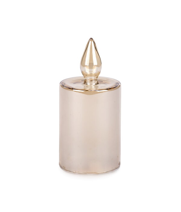 Gold Candle Without Flame 6"