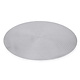 Napperon rond argent texturé
