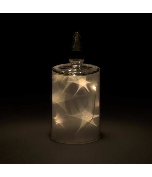 Chandelle dorée 6", sans flamme