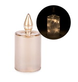 Chandelle dorée 6", sans flamme