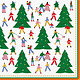 Green Christmas Tree Paper Napkins