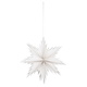 Flocon 3D suspendu blanc