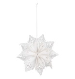 Flocon 3D suspendu blanc