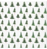 Serviettes de table en papier sapins