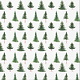 Serviettes de table en papier sapins