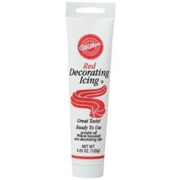Wilton Red Decorating Icing Tube, 4.25oz