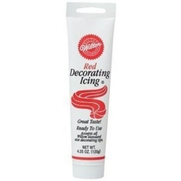 WILTON red DECORATING ICING