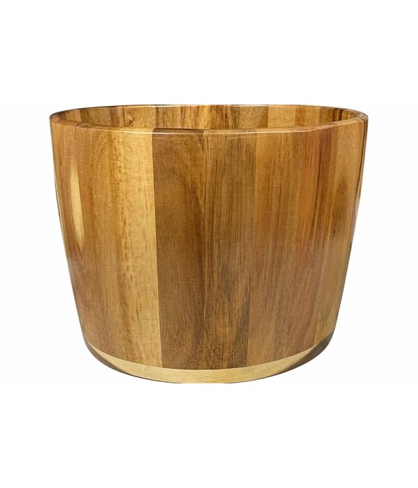 Acacia Wood Salad Bowl 25 x 15 cm