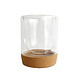 Verre à double paroi avec base en liège 350 ml