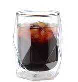 Verre géométrique à double paroi 350 ml