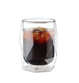 Verre géométrique à double paroi 350 ml