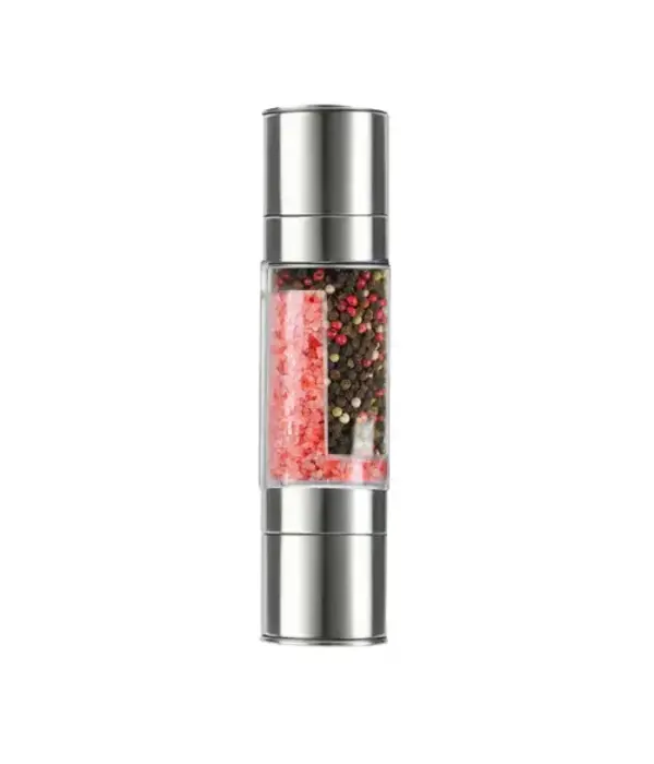 2-in-1 Salt and Pepper Mill Silver