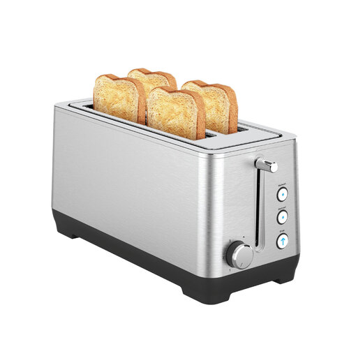 4-Slice Stainless Steel Toaster