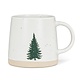 Tasse en grès Sapin vert 14oz