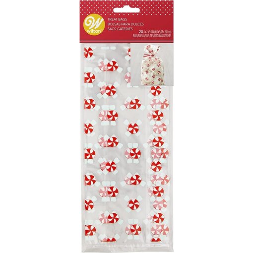 Wilton Sachets à friandises Menthe Poivrée, ens/20 de Wilton