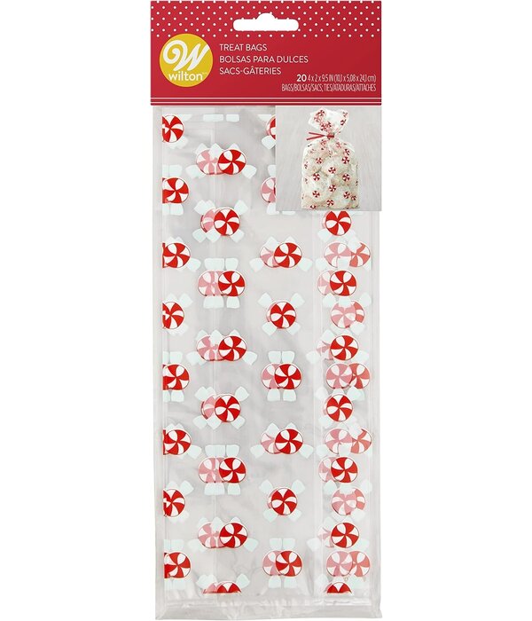 Wilton Wilton Peppermint Candy Treat Bags, Set of 20