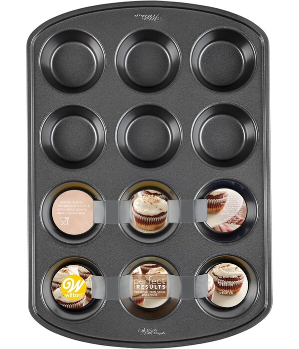 Wilton Moule à muffins antiadhésif 12 cavités de Wilton
