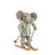 Ornement "Éléphant en Ski" 5"