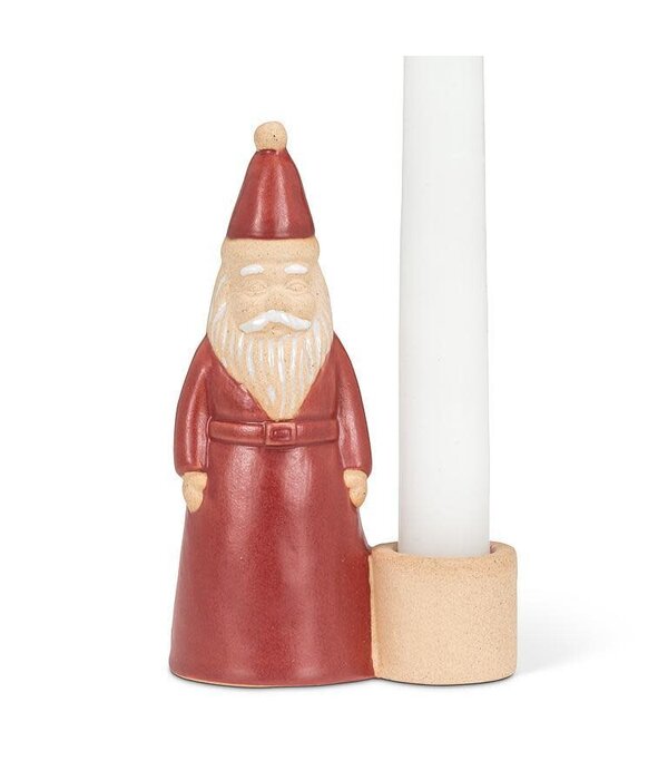 Porte-bougie Père Noël debout 5"