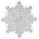 Cutout Snowflake Placemat 15", Silver