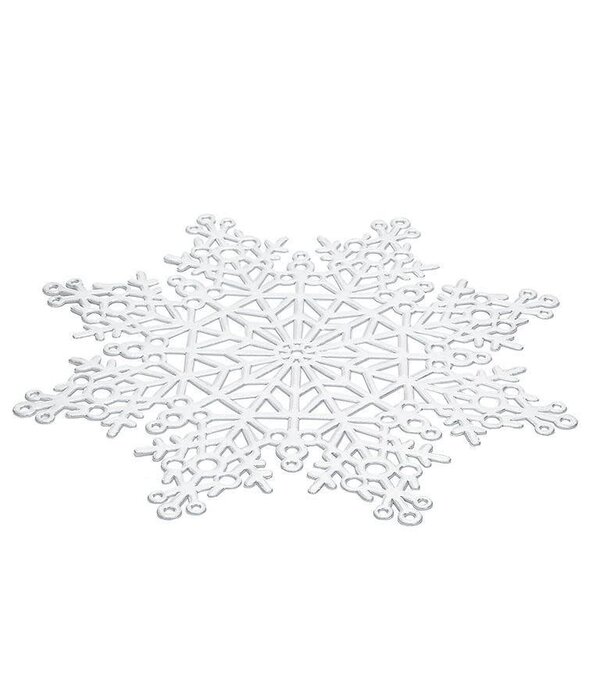 Cutout Snowflake Placemat 15", Silver