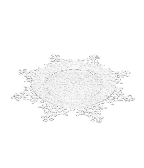 Cutout Snowflake Placemat 15", Silver