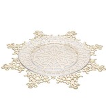 Cutout Snowflake Placemat 15", Gold