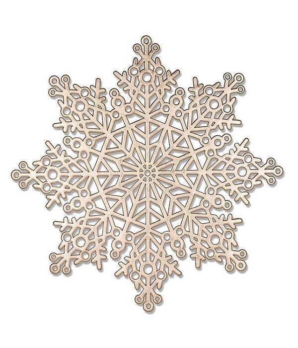 Cutout Snowflake Placemat 15", Gold