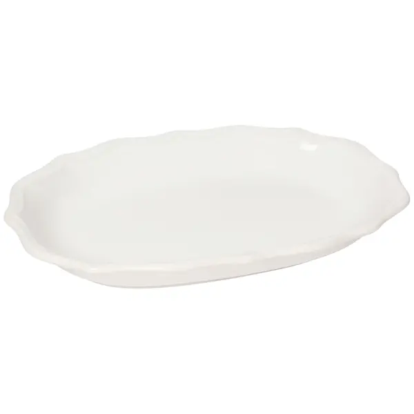 Plat de Service 9.5" "Provence" Blanc de Danica