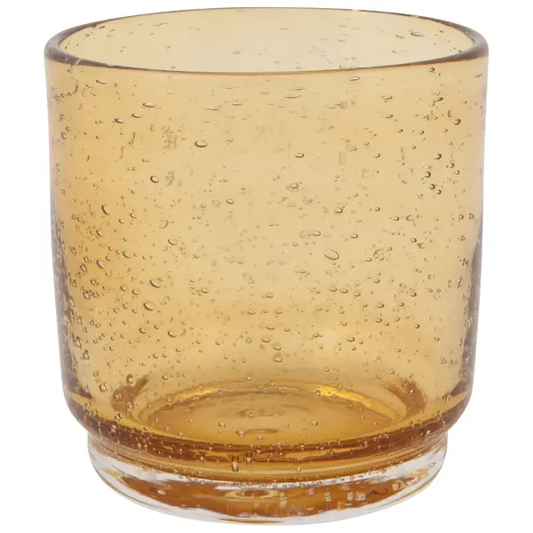 Danica Amber Short Bubbled Tumbler 12oz